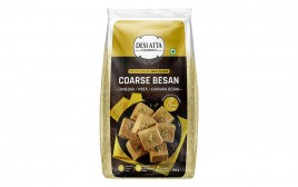 Desi Atta Coarse Besan - Danedar / Mota / Karkara Besan  Pack  500 grams